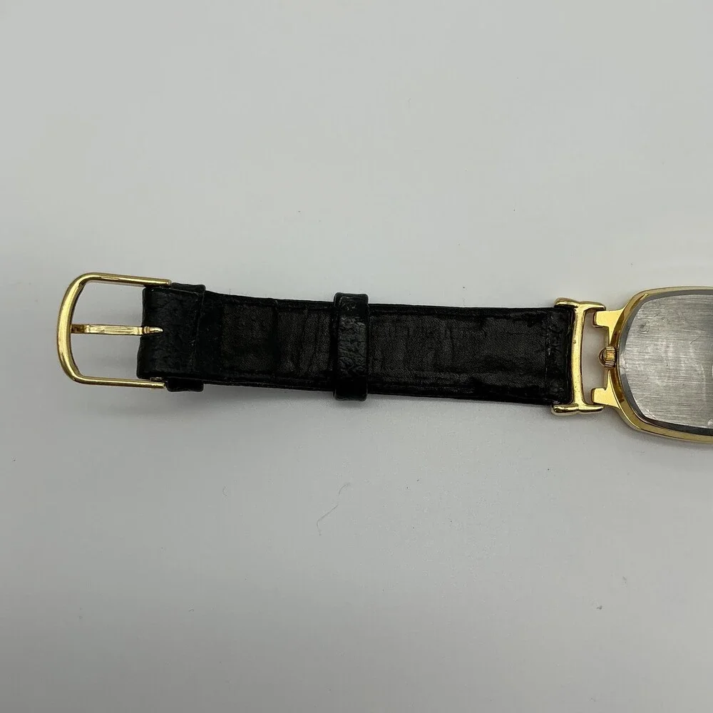 Xanadu Womens Watch 25mm Black Dial Gold Tone Leather Multi Dial New Battery